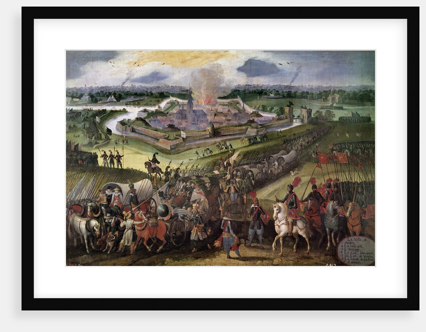 War Against the Low Countries : View of the city of Ardre, 1596 by Anonymous