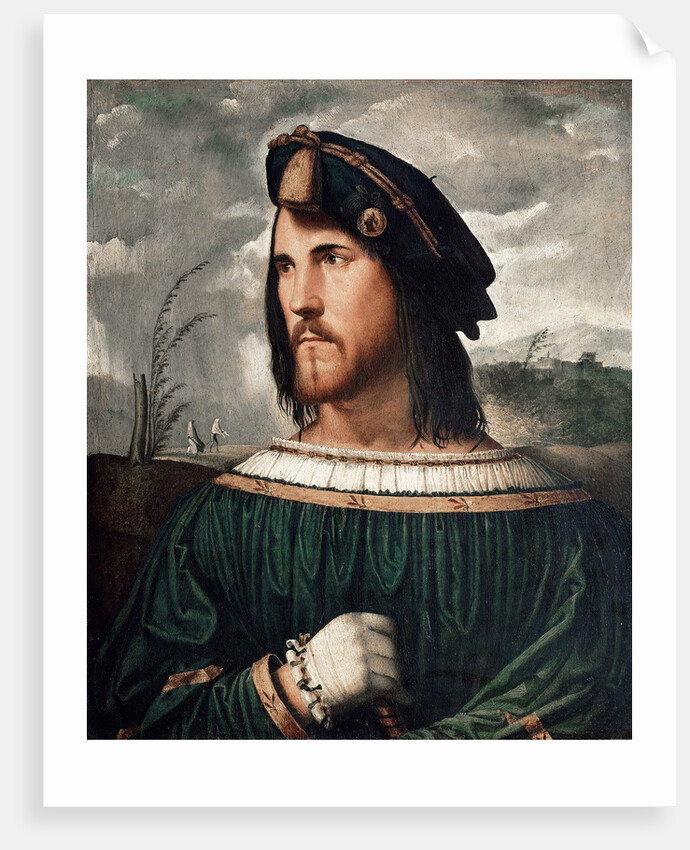 Cesare Borgia, Duke of Valencia by Altobello Melone