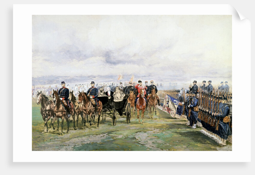 Tsar Nicholas II of Russia and French President Felix Faure by Edouard Detaille