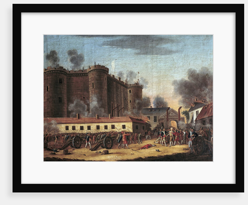 The storming of the Bastille and the arrest of M. de Launay by Anonymous