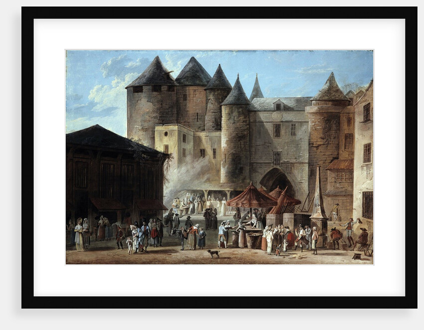 The Place de l'Apport-Paris in Front of the Grand Chatelet by Thomas Naudet
