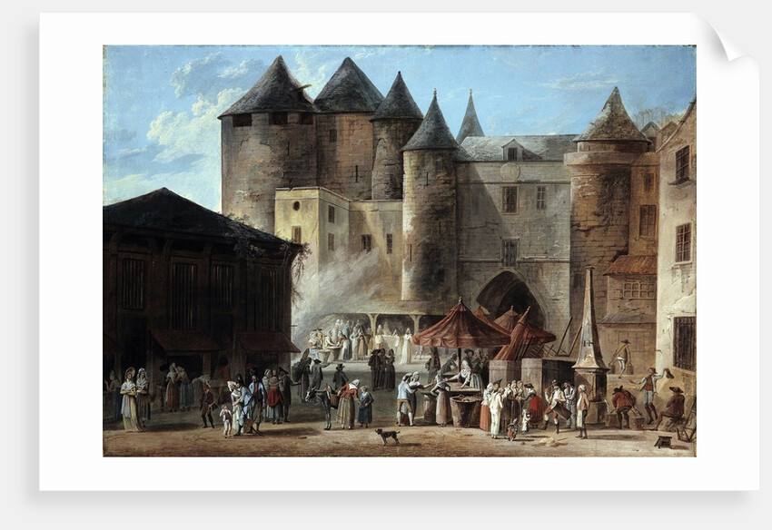 The Place de l'Apport-Paris in Front of the Grand Chatelet by Thomas Naudet