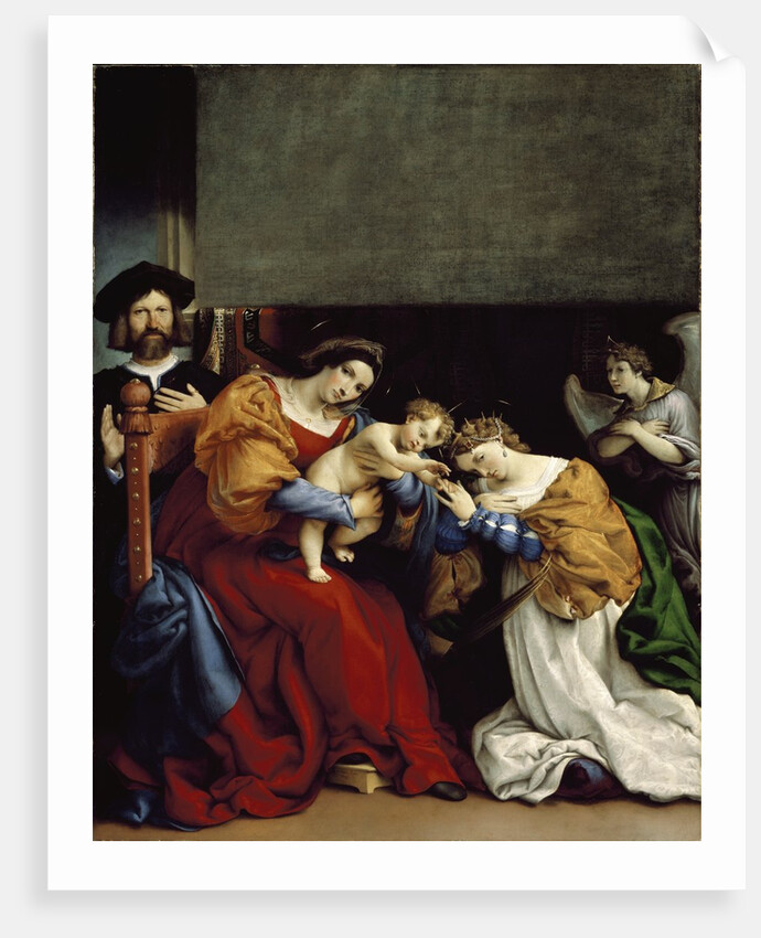 The Mystic Marriage of St. Catherine by Lorenzo Lotto