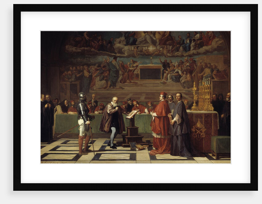 Galileo Galilei before the Holy Office in the Vatican by Robert Fleury