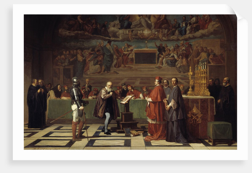 Galileo Galilei before the Holy Office in the Vatican by Robert Fleury