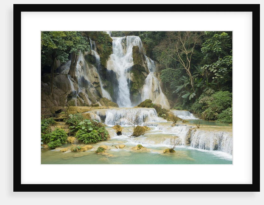 Kuang Si Waterfall near Luang Prabang, Laos by Anonymous