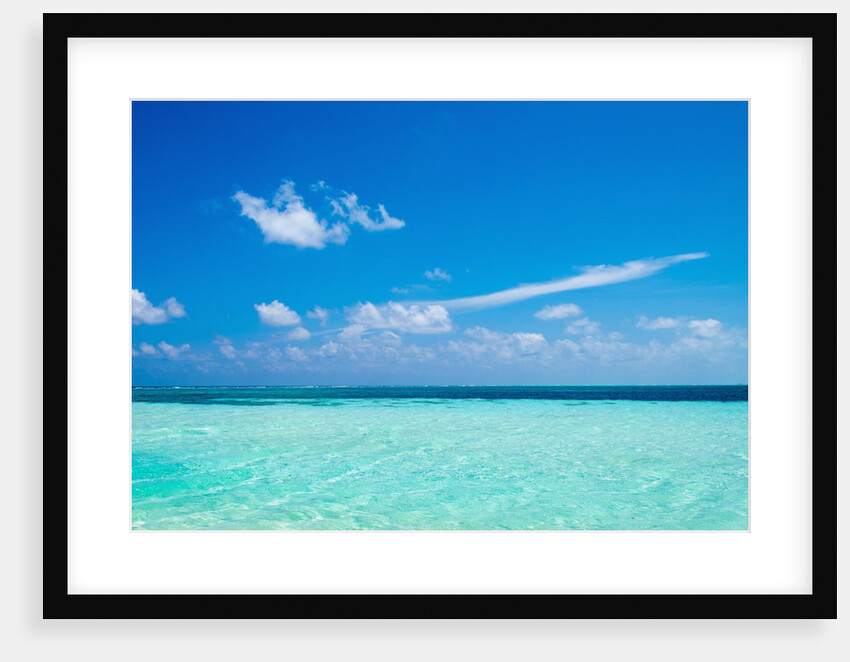 The ocean in The Maldives by Anonymous