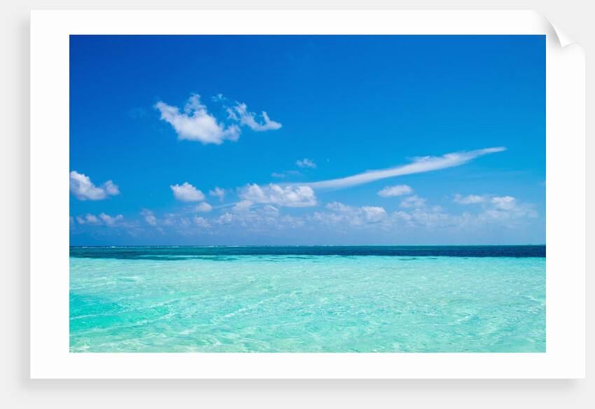 The ocean in The Maldives by Anonymous