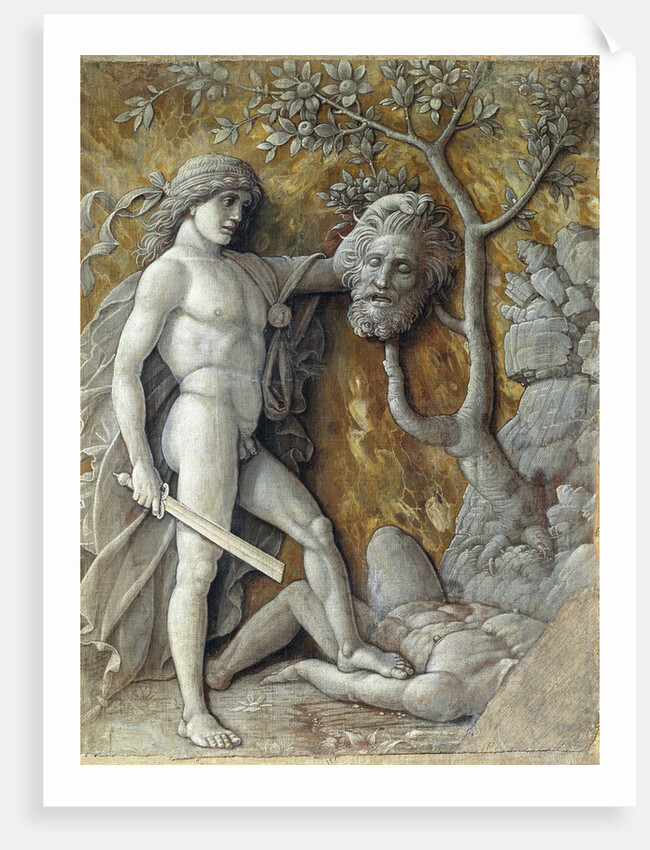 David and Goliath Attributed to Andrea Mantegna by Anonymous