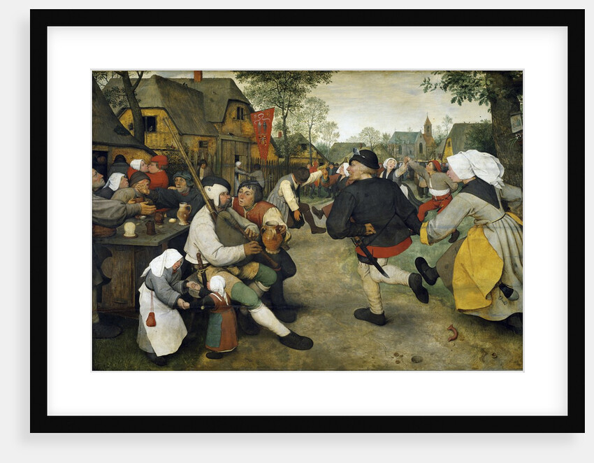 Peasant Dance by Pieter Brueghel the Elder