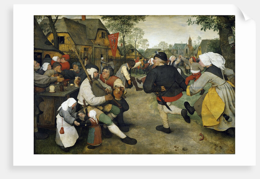 Peasant Dance by Pieter Brueghel the Elder
