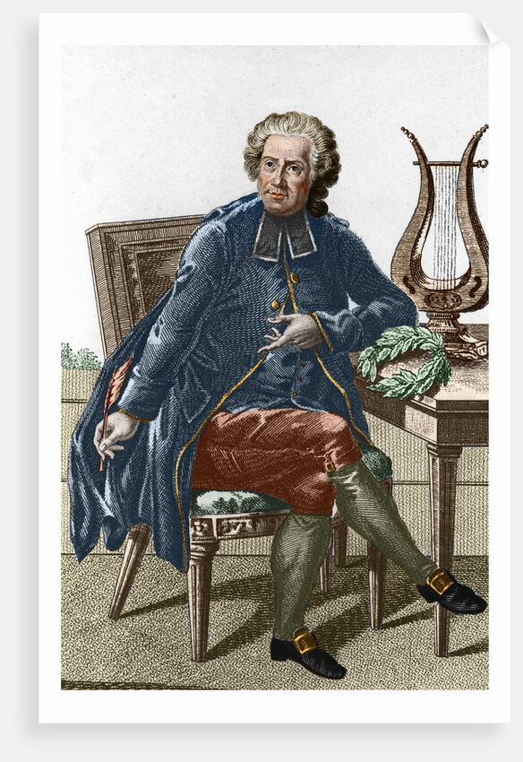 Portrait of Pietro Metastasio Italian poet by Anonymous