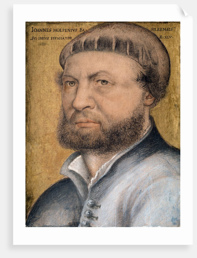 Self Portrait Drawing by Hans Holbein The Younger
