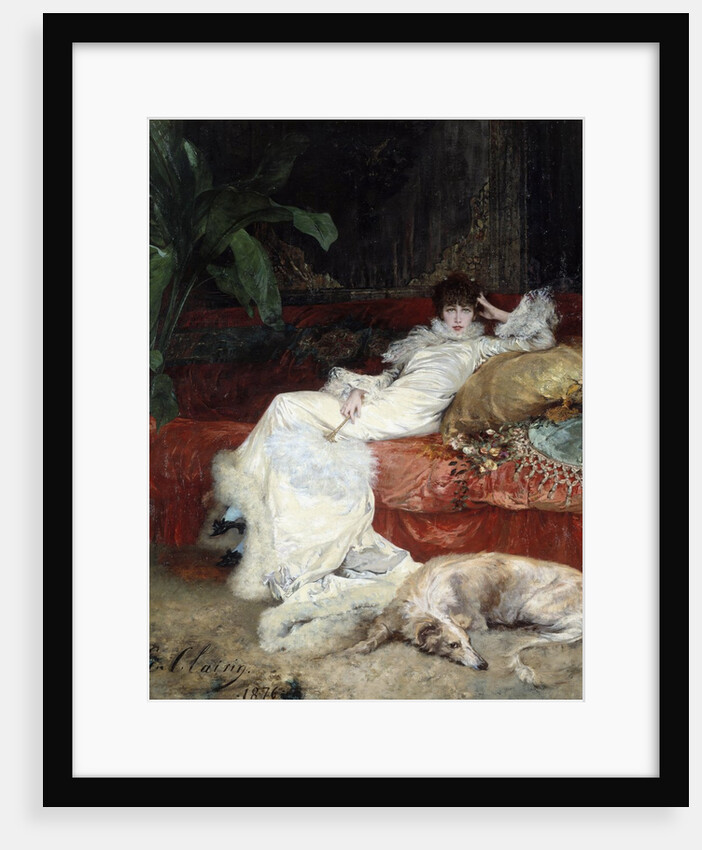 Portrait of Sarah Bernhardt by Georges Jules Victor Clairin