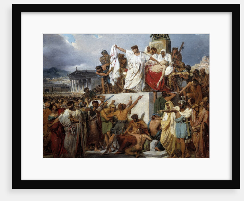 The death of Julius Caesar by Joseph Court