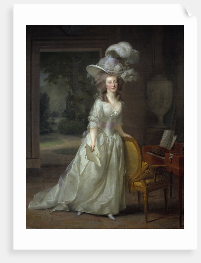 Portrait of Princess Frederica Louise Wilhelmina of Orange-Nassau by Friedrich Tischbein