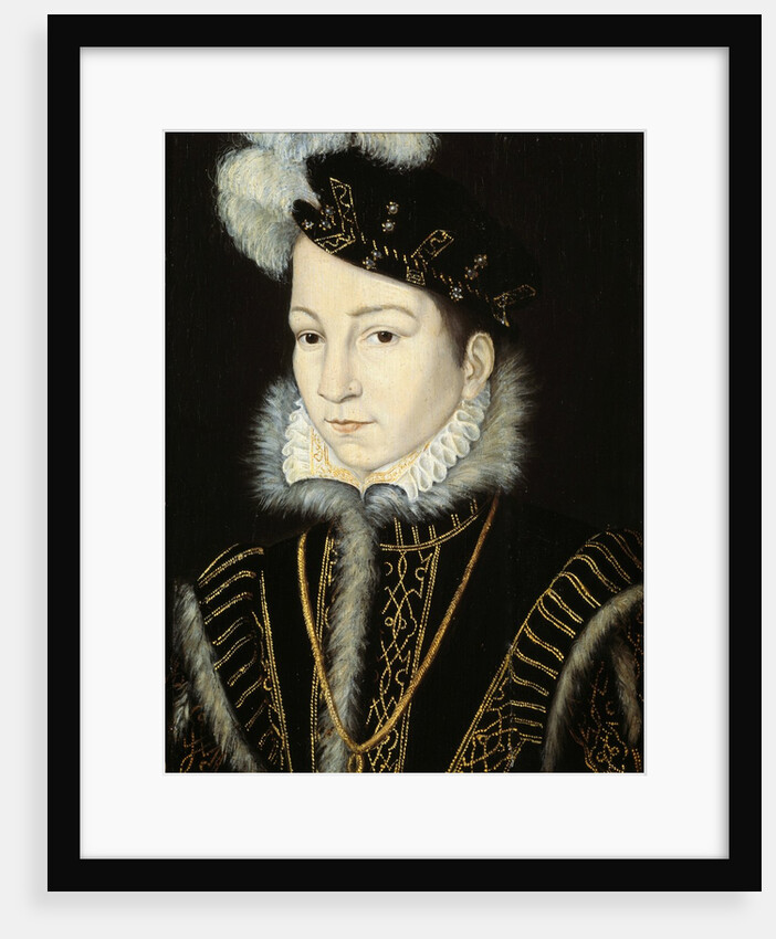 Portrait of Charles IX by workshop of Francois Clouet by Anonymous