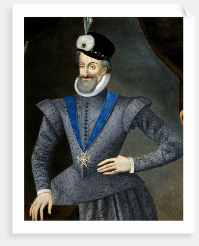 Portrait of Henry IV, king of France by Anonymous