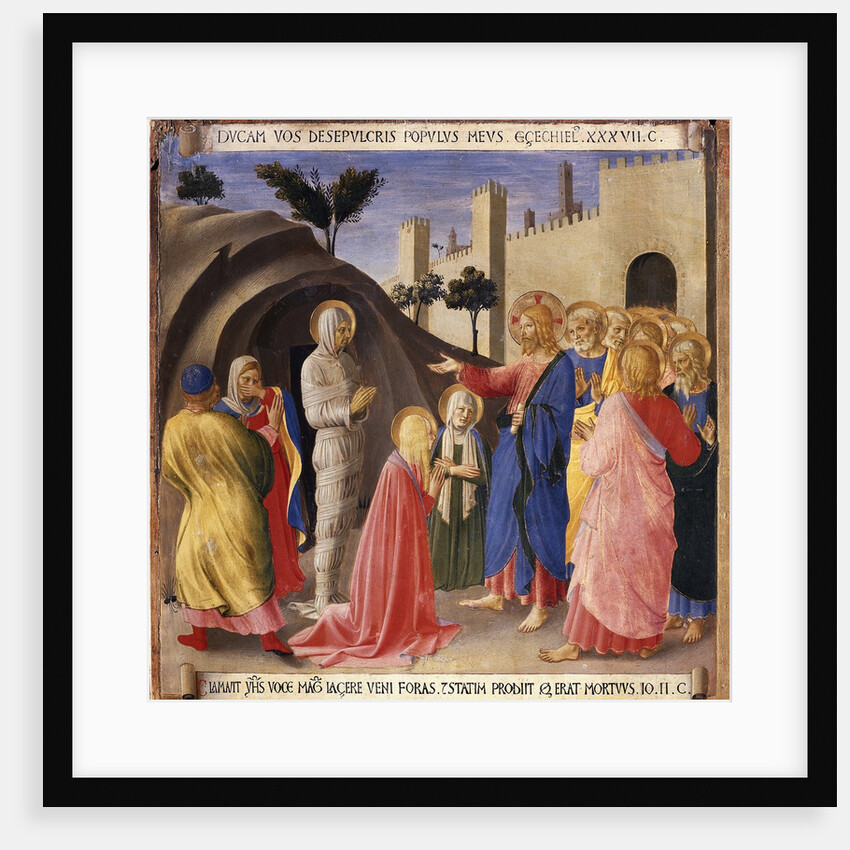 Raising of Lazarus From Scenes From the Life of Christ by Fra Angelico