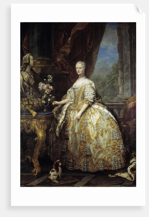 Portrait of Marie Lescszinska by Carle Van Loo