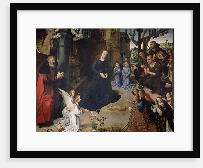 Center panel of Portinari Altarpiece by Hugo van der Goes