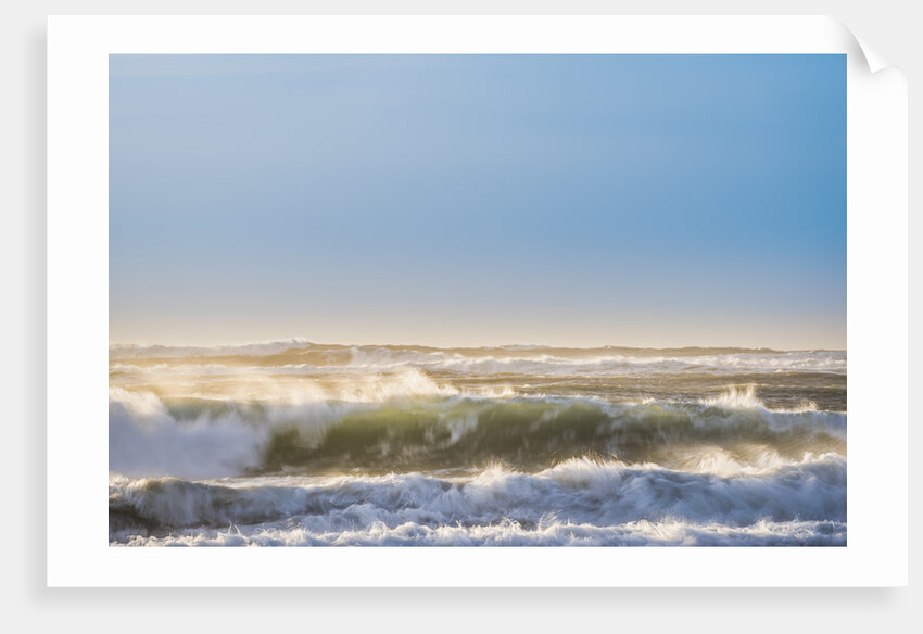 Waves and Beach by the Jokulsarlon, Iceland by Anonymous