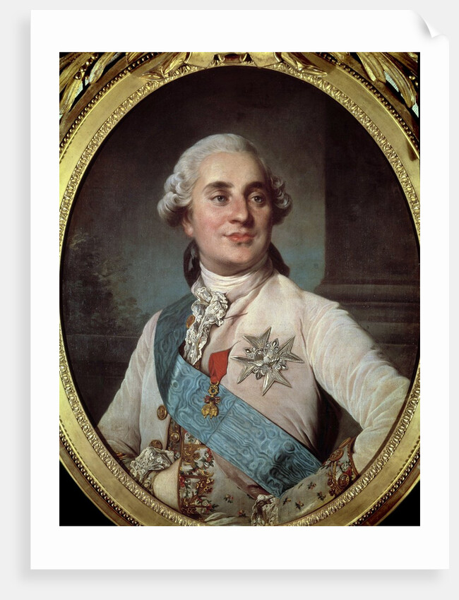 Portrait of King Louis XVI at the age of 30. by Anonymous