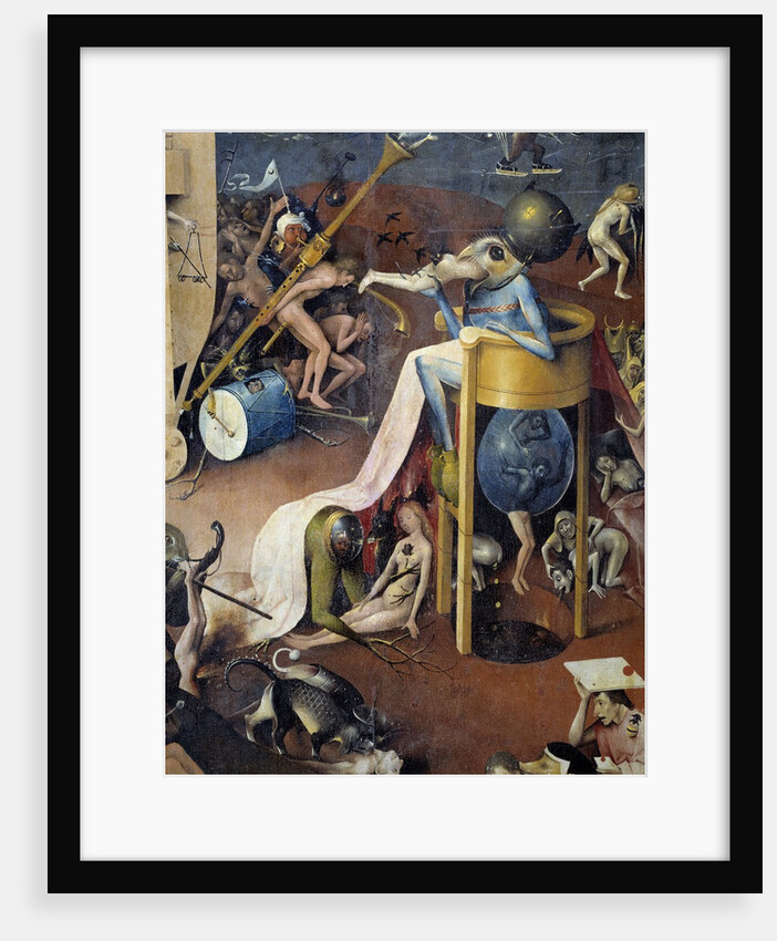 Detail of Hell from The Garden of Earthly Delights by Hieronymus Bosch
