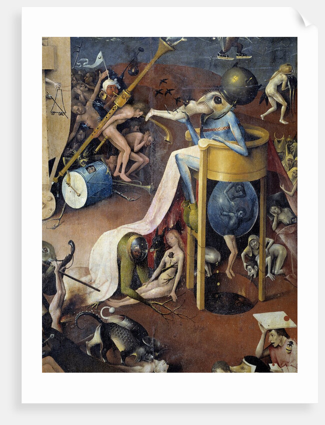 Detail of Hell from The Garden of Earthly Delights by Hieronymus Bosch