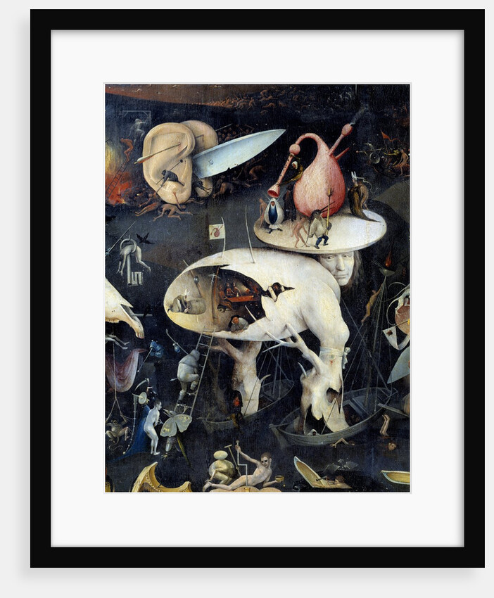 Detail of Hell from The Garden of Earthly Delights by Hieronymus Bosch