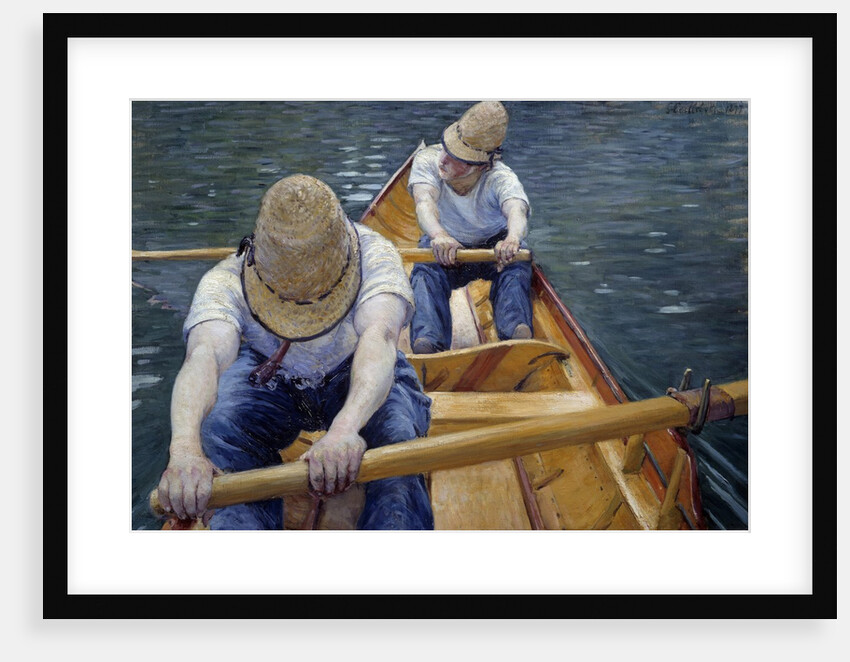 The Boatmen on the Yerres by Gustave Caillebotte