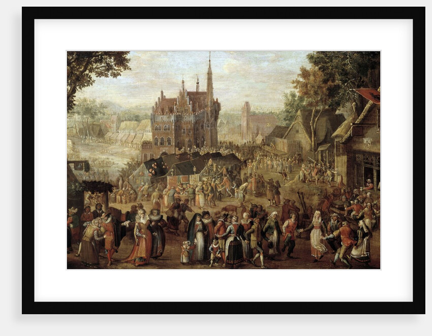 A village Kermis by David Vinckboons