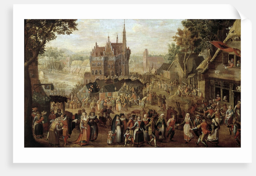 A village Kermis by David Vinckboons