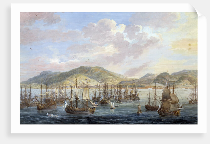 View of the city of The Cap francais by Louis Nicolas Van Blarenberghe