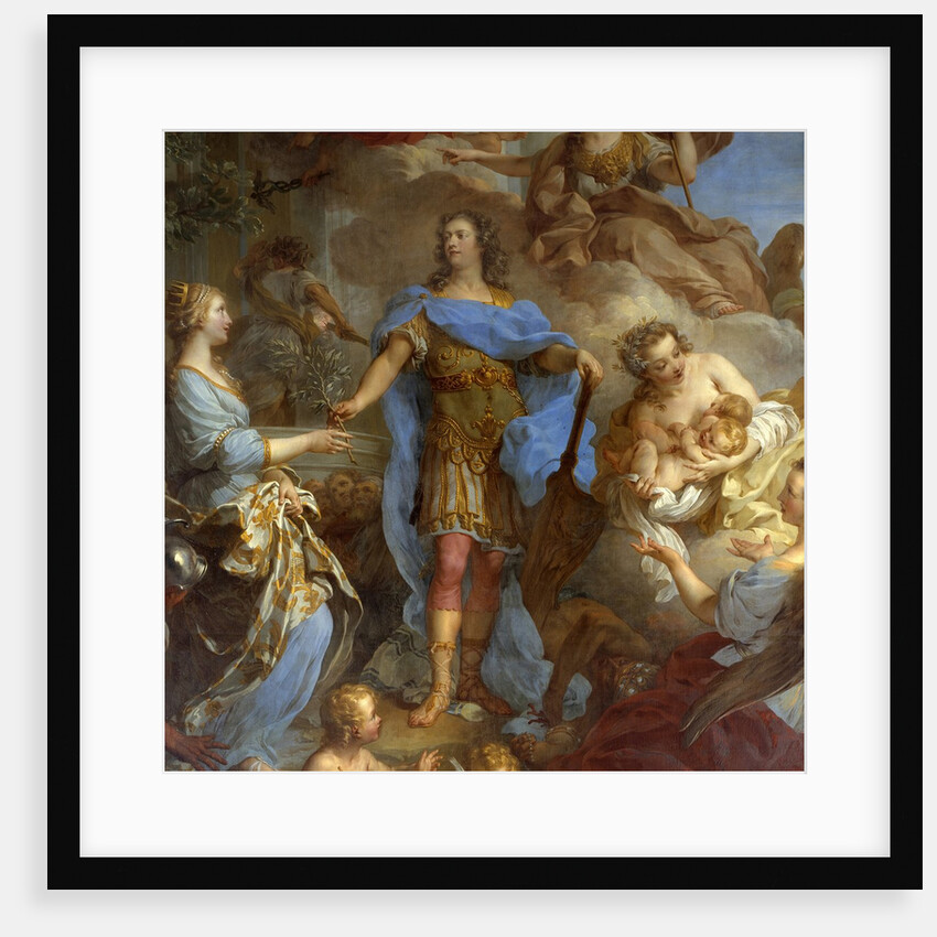 Louis XV bringing peace to Europe by Francois Le Moyne
