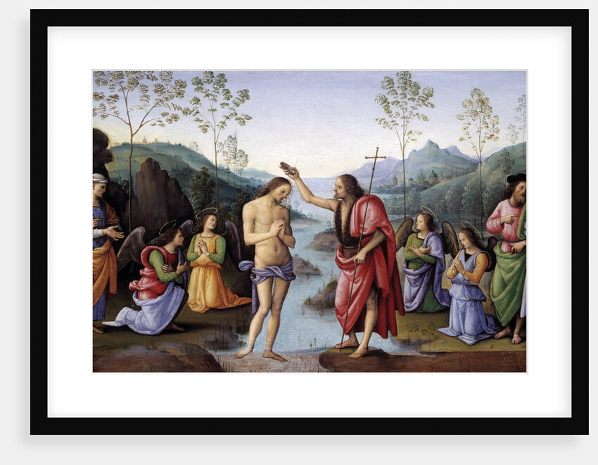 The Baptism of Christ by Perugino