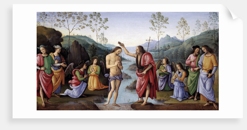 The Baptism of Christ by Perugino