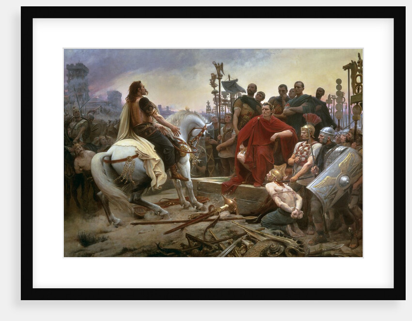 The submission of Vercingetorix to Julius Caesar by Lionel Royer
