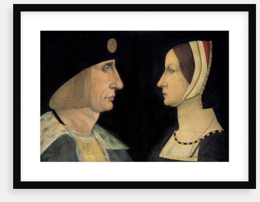 Portraits of King Louis XII and Anne of Brittany by Anonymous