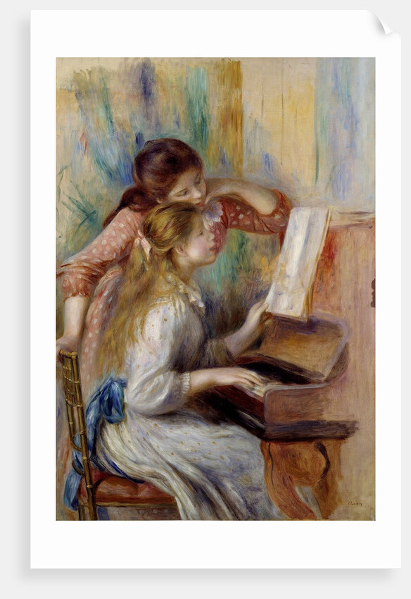 Young Girls at the Piano by Pierre Auguste Renoir