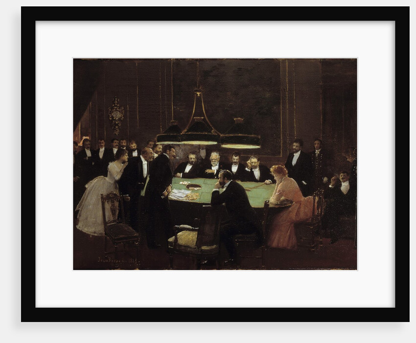 he Gaming Room at the Casino, 1889, by Jean Beraud