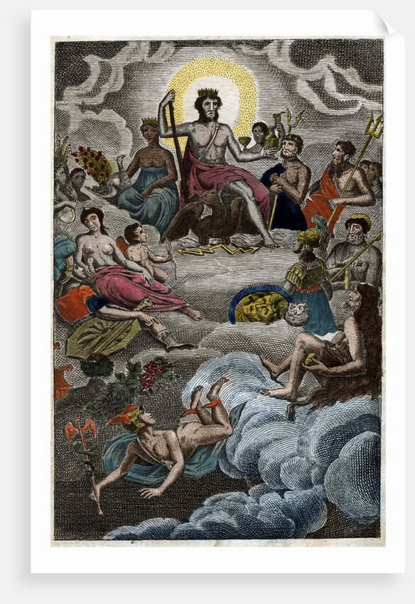 Assembly of the Gods on the mount Olympus by Anonymous