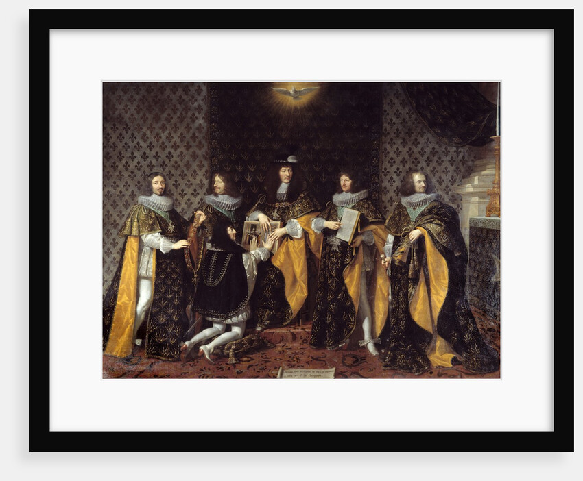 King Louis XIV Receiving His Brother by Philippe de Champaigne
