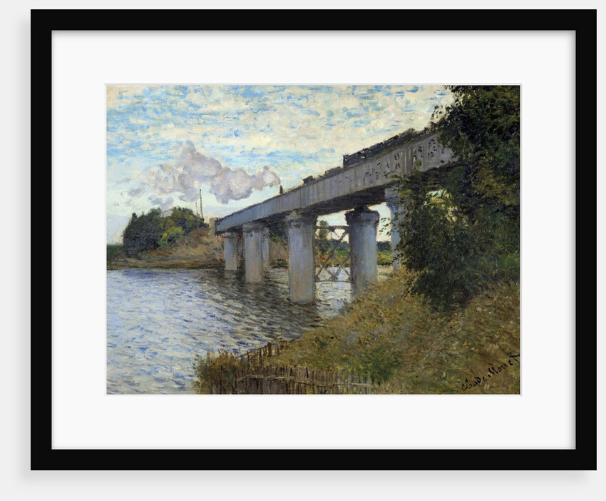 The Railway Bridge at Argenteuil by Claude Monet