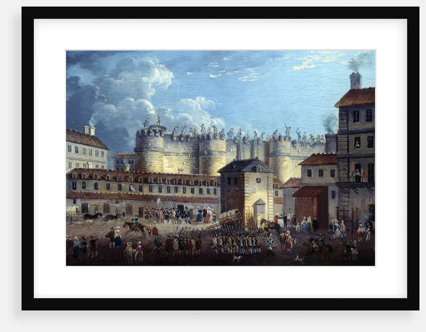Demolition of the Bastille on 17 July 1789 by Pierre Antoine Demachy