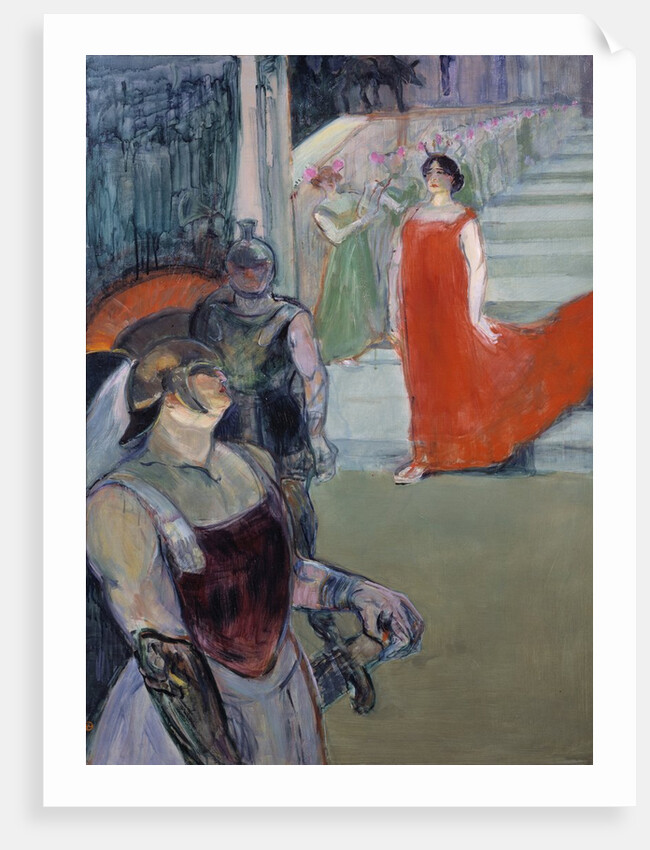 Messalina descending the staircase by Henri de Toulouse Lautrec