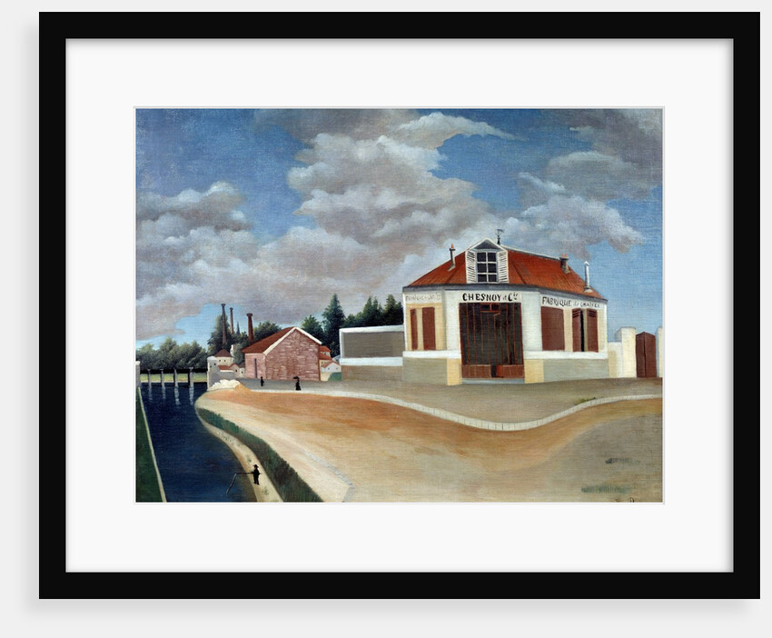 The chair factory at Alfortville by Henri Rousseau