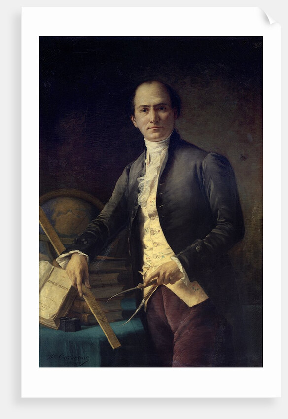 Portrait of Jean-Baptiste Delambre by Henri Coroenne