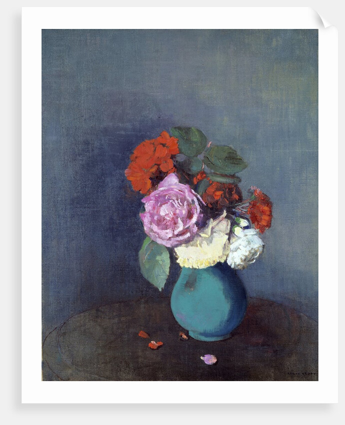 Flowers - Bouquet of carnations by Odilon Redon