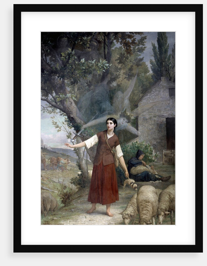 Joan of Arc as shepherdess, at Domremy - by Jules Lenepveu